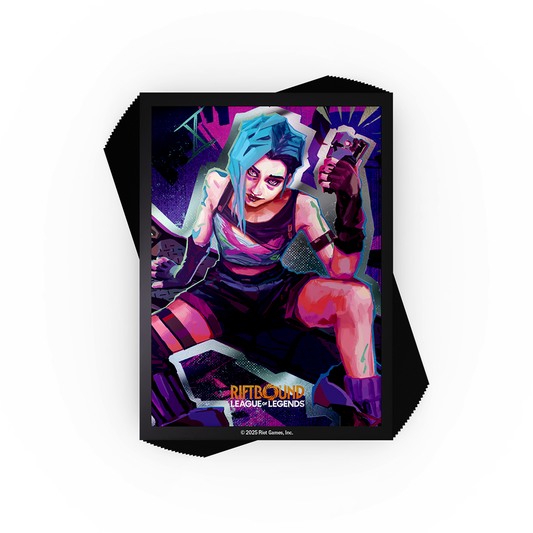 Riftbound: League of Legends TCG - Set 1 - Origins - Card Sleeves (100pk) - Jinx