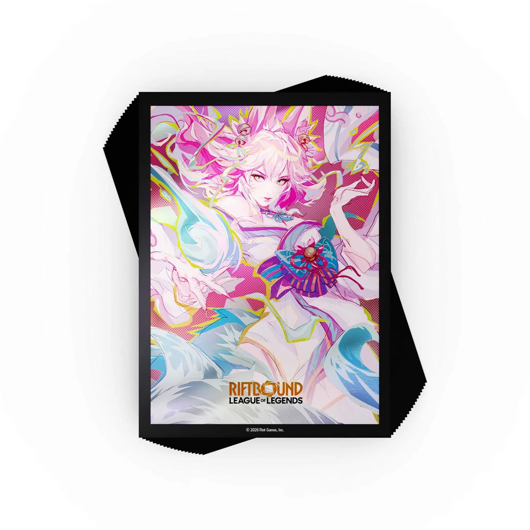Riftbound: League of Legends TCG - Spiritforged - Card Sleeves (100pk) - Spirit Blossom Ahri
