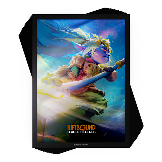 Riftbound: League of Legends TCG - Unleashed - Card Sleeves (100pk) - Poppy, Keeper of the Hammer