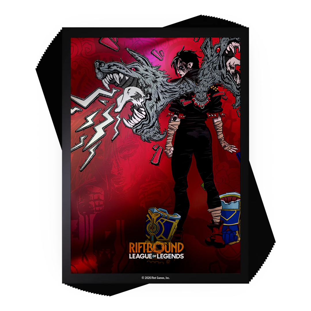 Riftbound: League of Legends TCG - Unleashed - Card Sleeves (100pk) - Vi, Piltover Enforcer