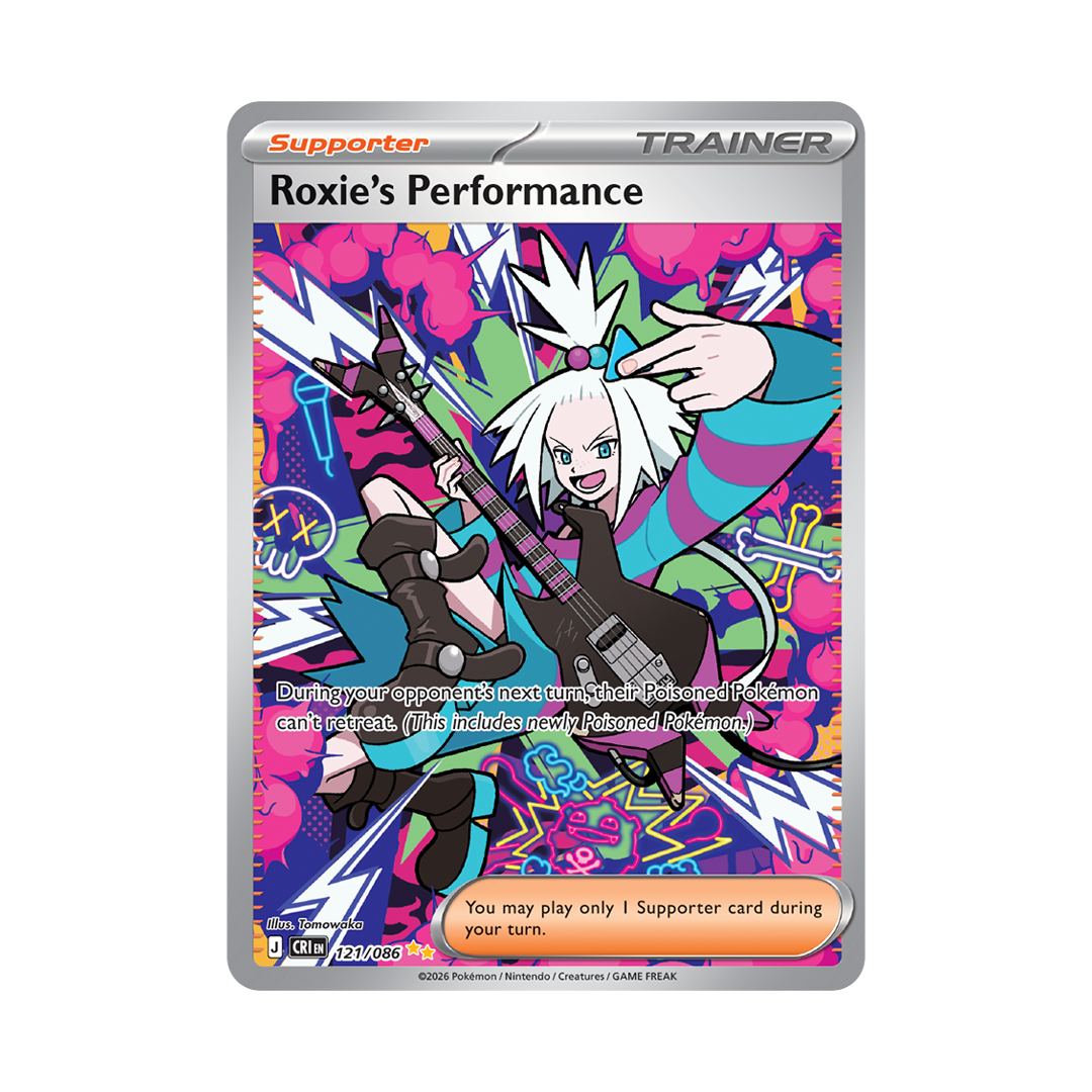 Roxie's Performance - Chaos Rising - Special Illustration Rare - 121/086