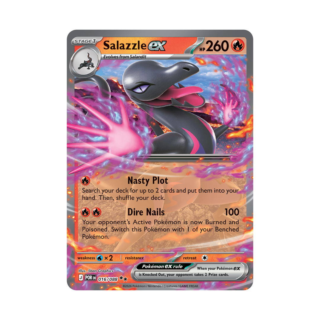 Salazzle ex - Perfect Order - Double Rare - 016/088