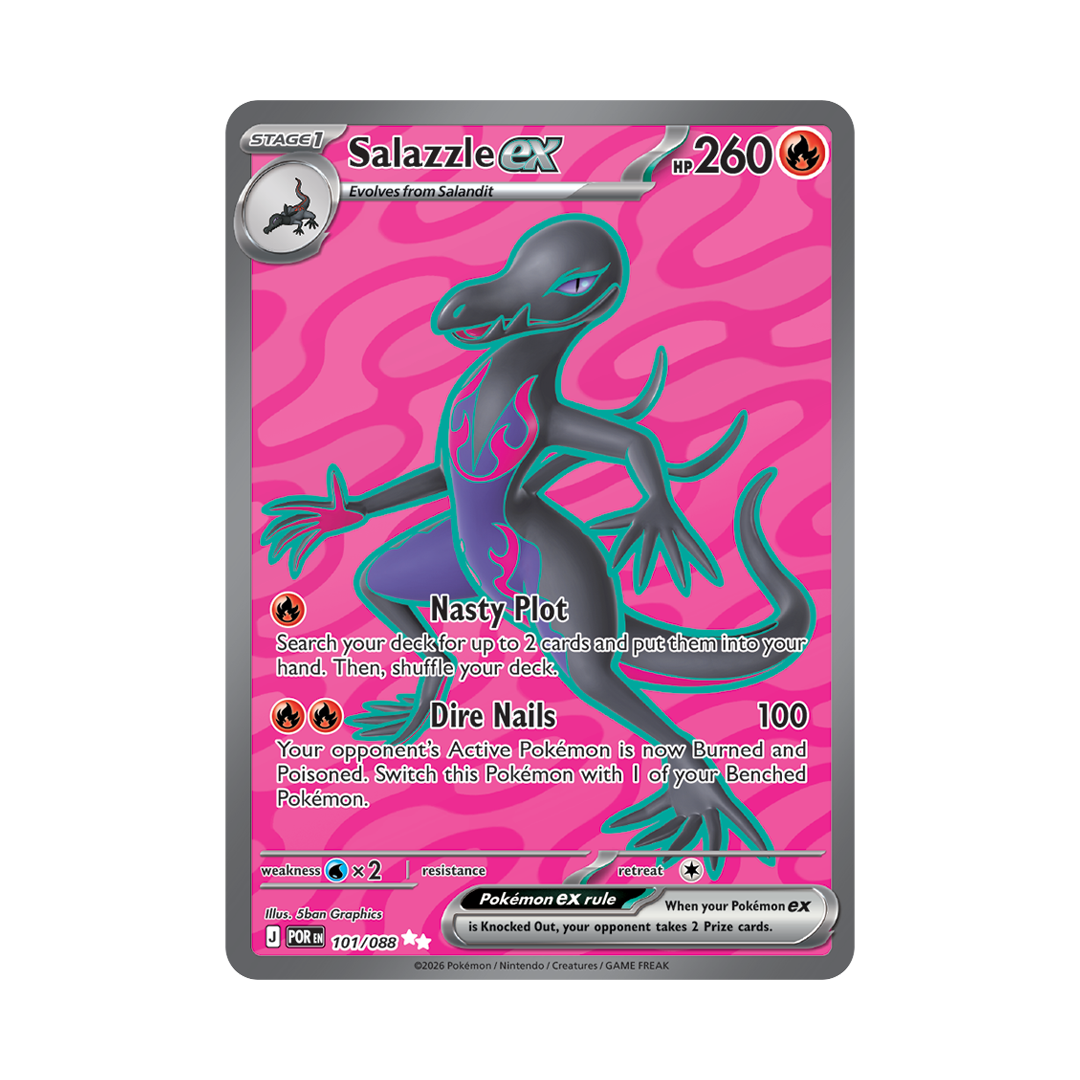 Salazzle ex - Perfect Order - Ultra Rare - 101/088