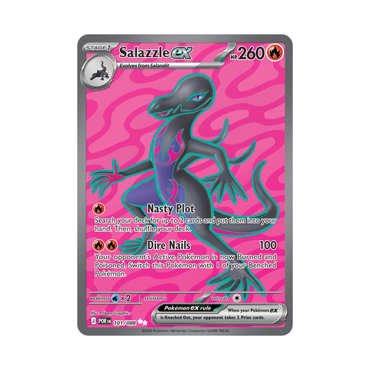 Salazzle ex - Perfect Order - Ultra Rare - 101/088