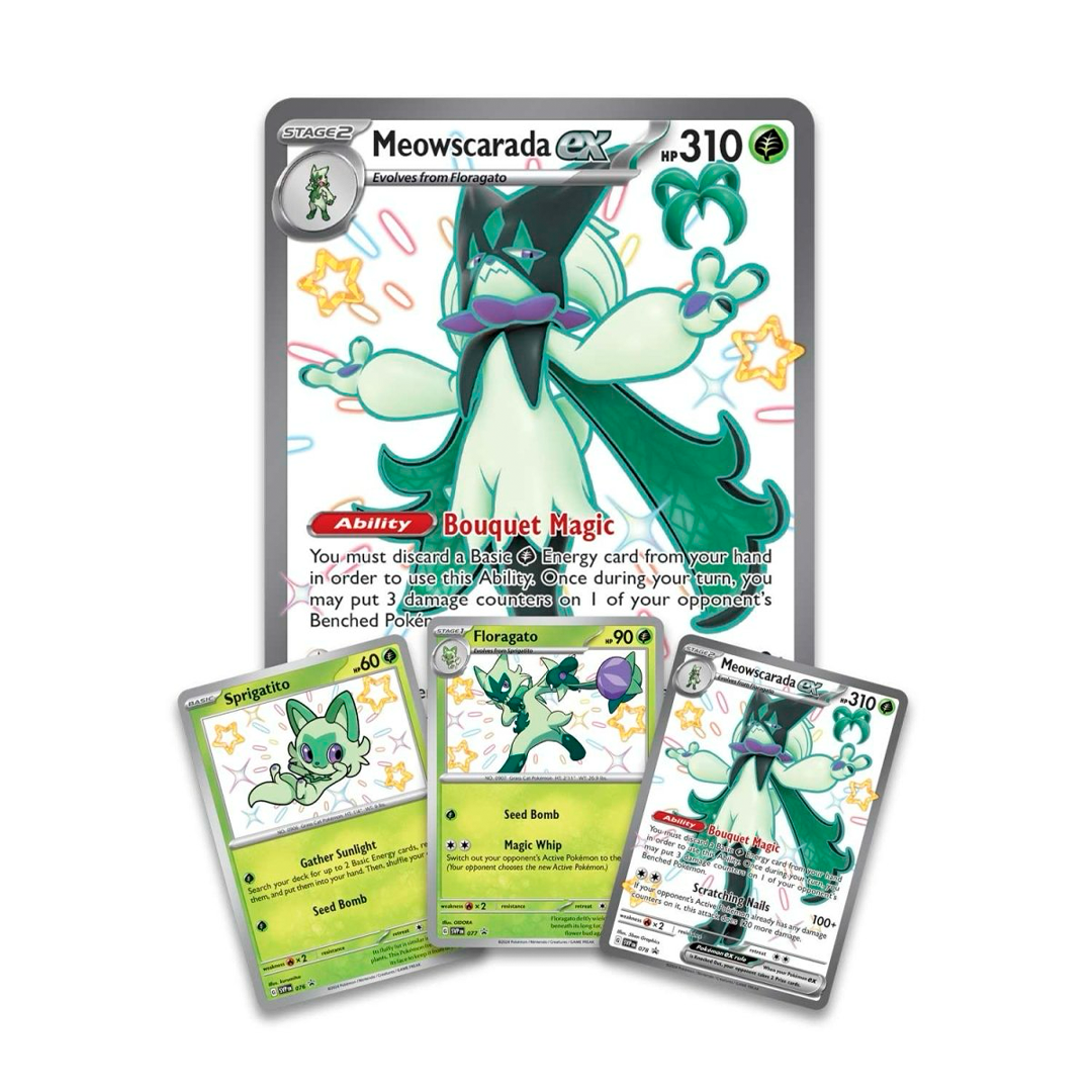 Pokemon TCG - Scarlet & Violet - Paldean Fates - Premium Collection Box - Meowscarada