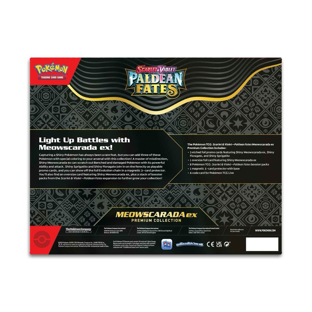 Pokemon TCG - Scarlet & Violet - Paldean Fates - Premium Collection Box - Meowscarada