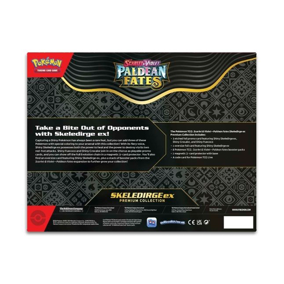 Pokemon TCG - Scarlet & Violet - Paldean Fates - Premium Collection Box - Skeledirge