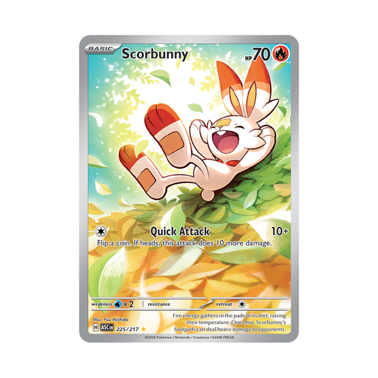 Scorbunny - Ascended Heroes - Illustration Rare - 225/217