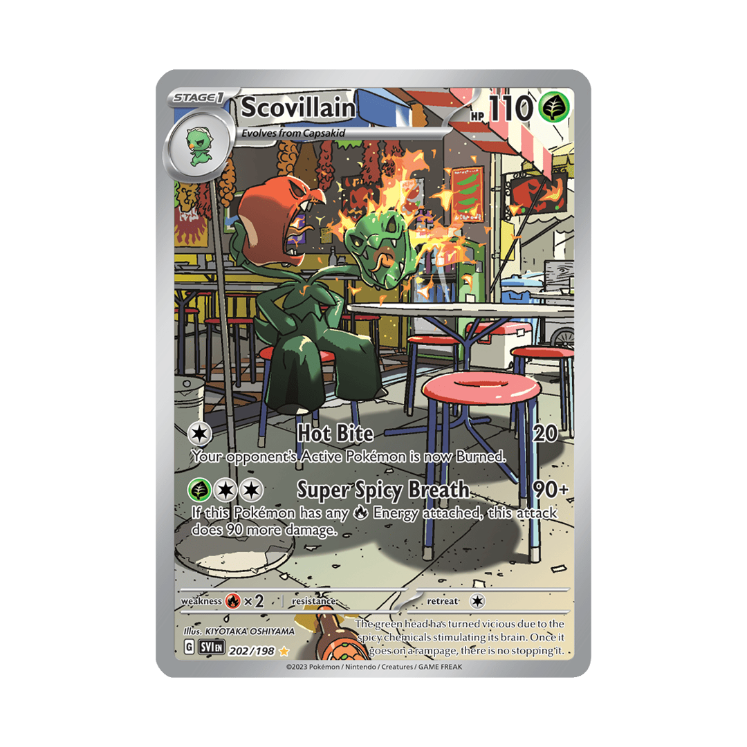 Scovillain - Scarlet & Violet Base Set - Illustration Rare - 202/198