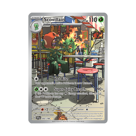 Scovillain - Scarlet & Violet Base Set - Illustration Rare - 202/198