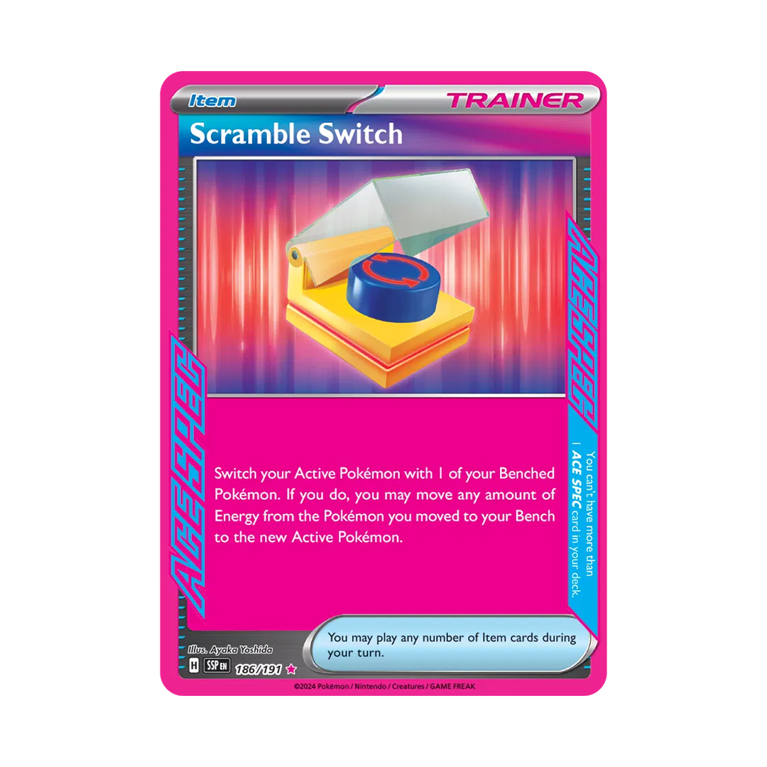 Scramble Switch - Surging Sparks - ACE SPEC Rare - 186/191