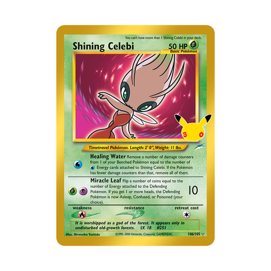 Shining Celebi - 30th Celebration: Classic Collection - 106/105