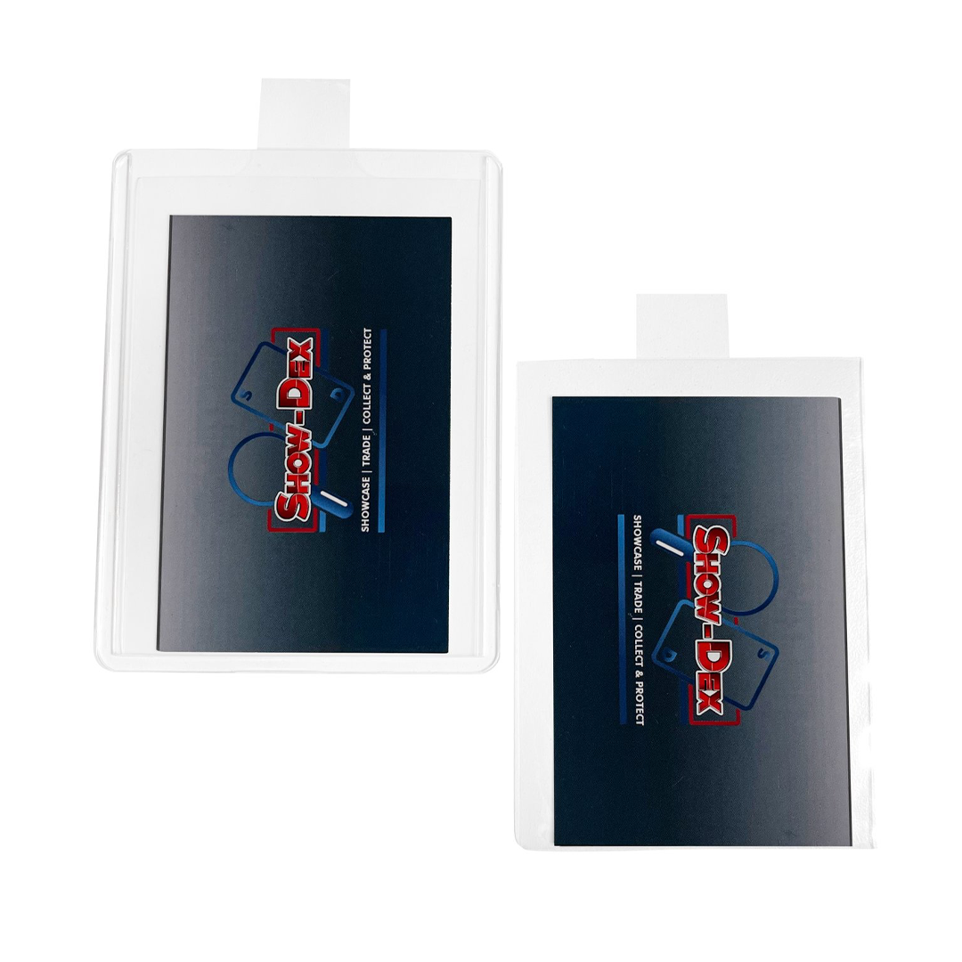 Show-Dex Toploaders & Pull Tab Card Sleeves 100 Pack