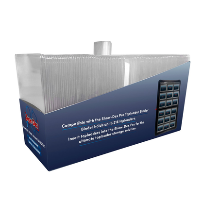 Show-Dex Toploaders & Pull Tab Card Sleeves 100 Pack