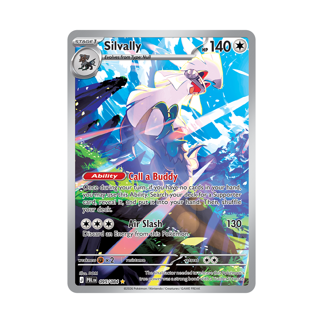 Silvally - Pitch Black - Illustration Rare - 095/084