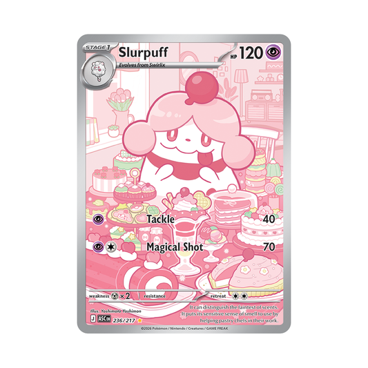 Slurpuff - Ascended Heroes - Illustration Rare - 236/217