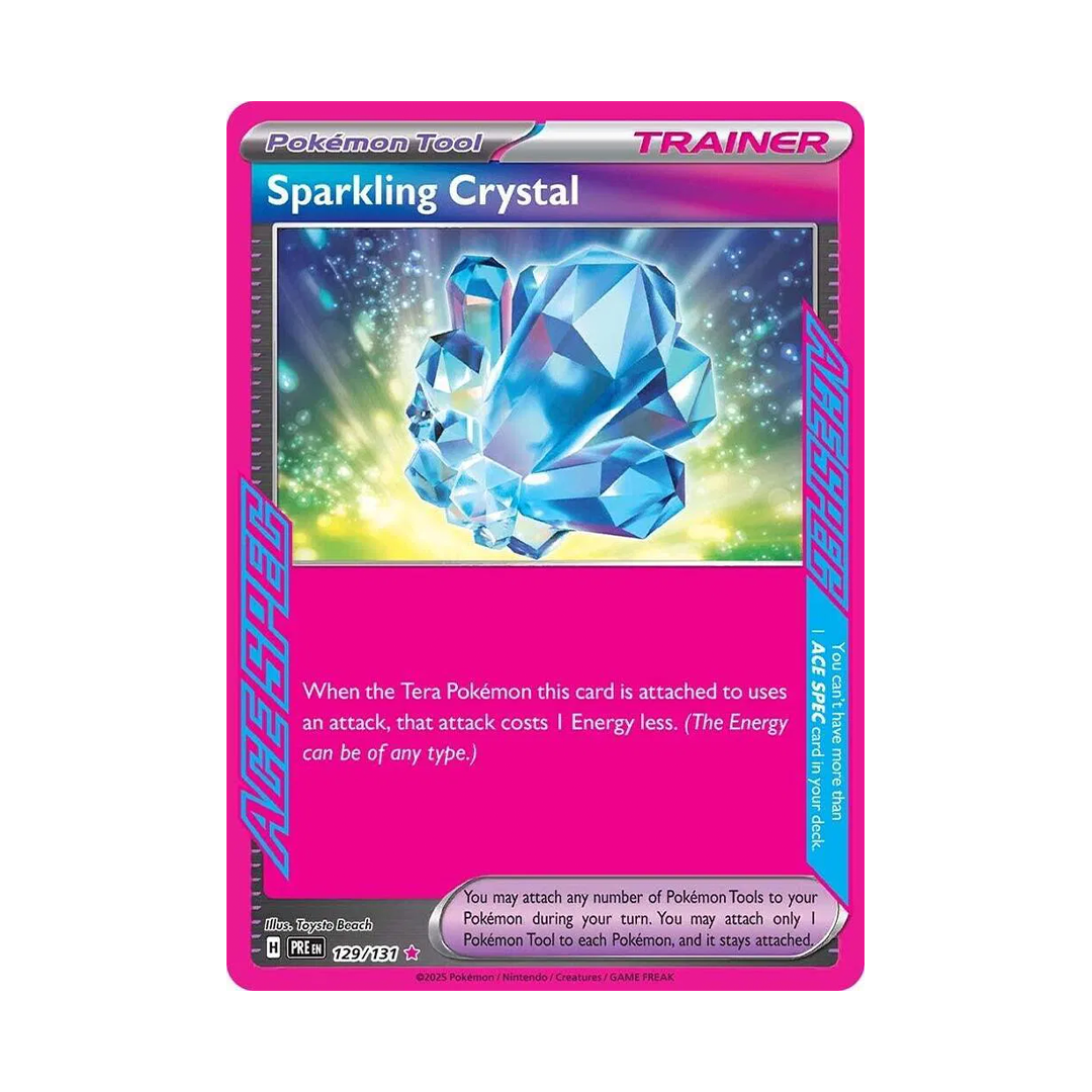 Sparkling Crystal - Prismatic Evolutions - ACE SPEC Rare - 129/131
