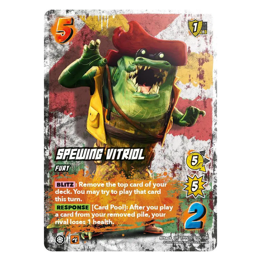 Spewing Vitriol - Teenage Mutant Ninja Turtles - Ultra Rare - 109/186