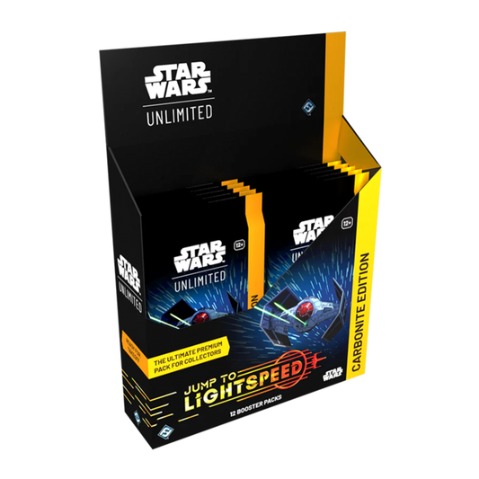 Star Wars: Unlimited - Jump to Lightspeed - Carbonite Edition - Collector Booster Box (12 Packs)