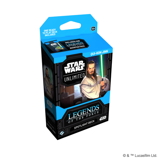 Star Wars: Unlimited - Legends Of The Force - Spotlight Deck - Qui-Gon Jinn
