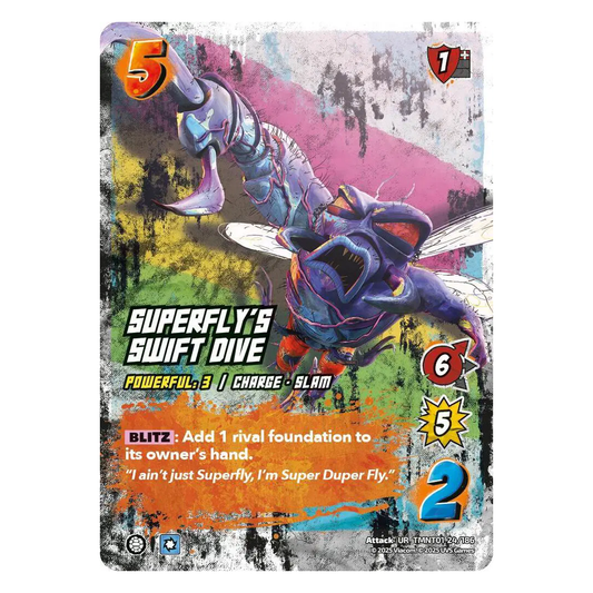 Superfly's Swift Dive - Teenage Mutant Ninja Turtles - Ultra Rare - 24/186