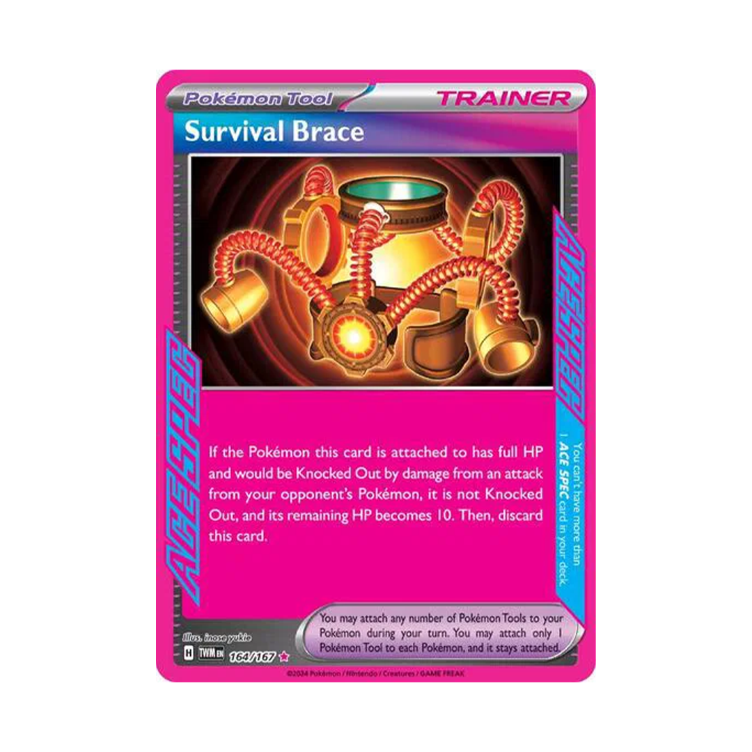 Survival Brace - Twilight Masquerade - ACE SPEC Rare - 164/167