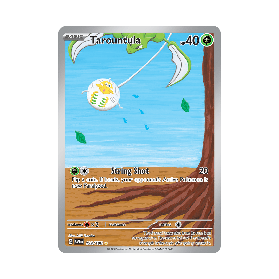 Tarountula - Scarlet & Violet Base Set - Illustration Rare - 199/198
