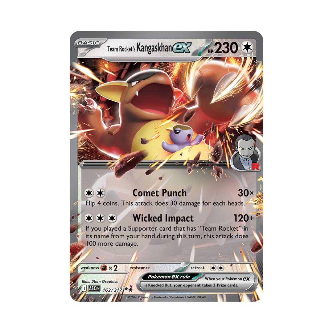 Team Rocket's Kangaskhan ex - Ascended Heroes - Double Rare - 162/217