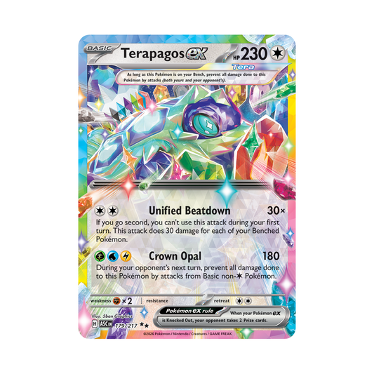 Terapagos ex - Ascended Heroes - Double Rare - 179/217