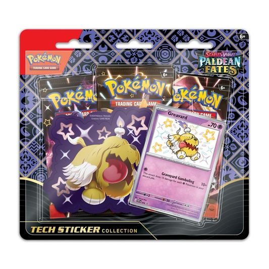 Pokemon TCG - Scarlet & Violet - Paldean Fates - Tech Sticker Collection - Greavard