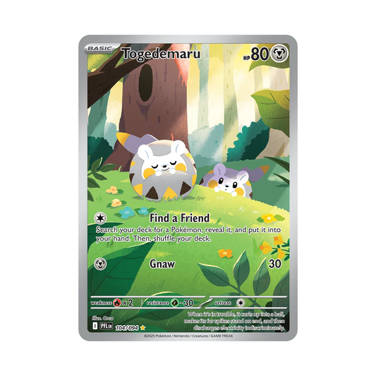 Togedemaru - Phantasmal Flames - Illustration Rare - 104/094