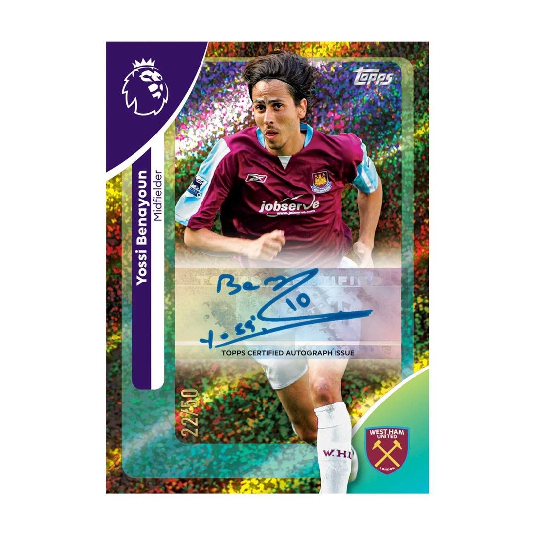 Topps Premier League 2026 Premium Soccer Trading Cards Box (28 Topps Premier League 2026 Premium Soccer Trading Cards Box (28