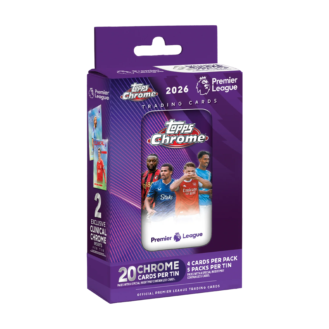 Topps Chrome - Premier League 2026 - Chrome Tin