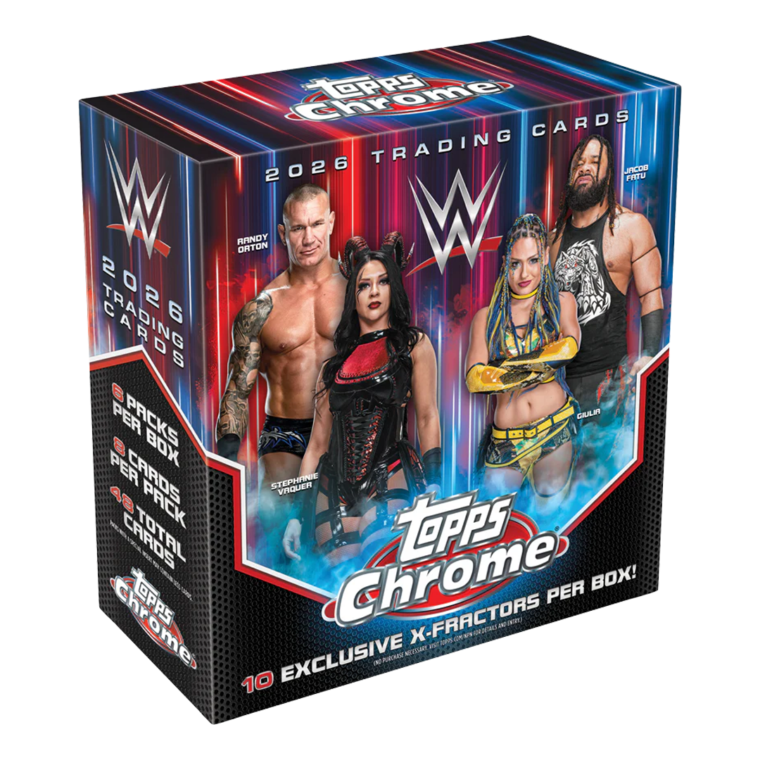 Topps Chrome - WWE 2026 - Mega Box