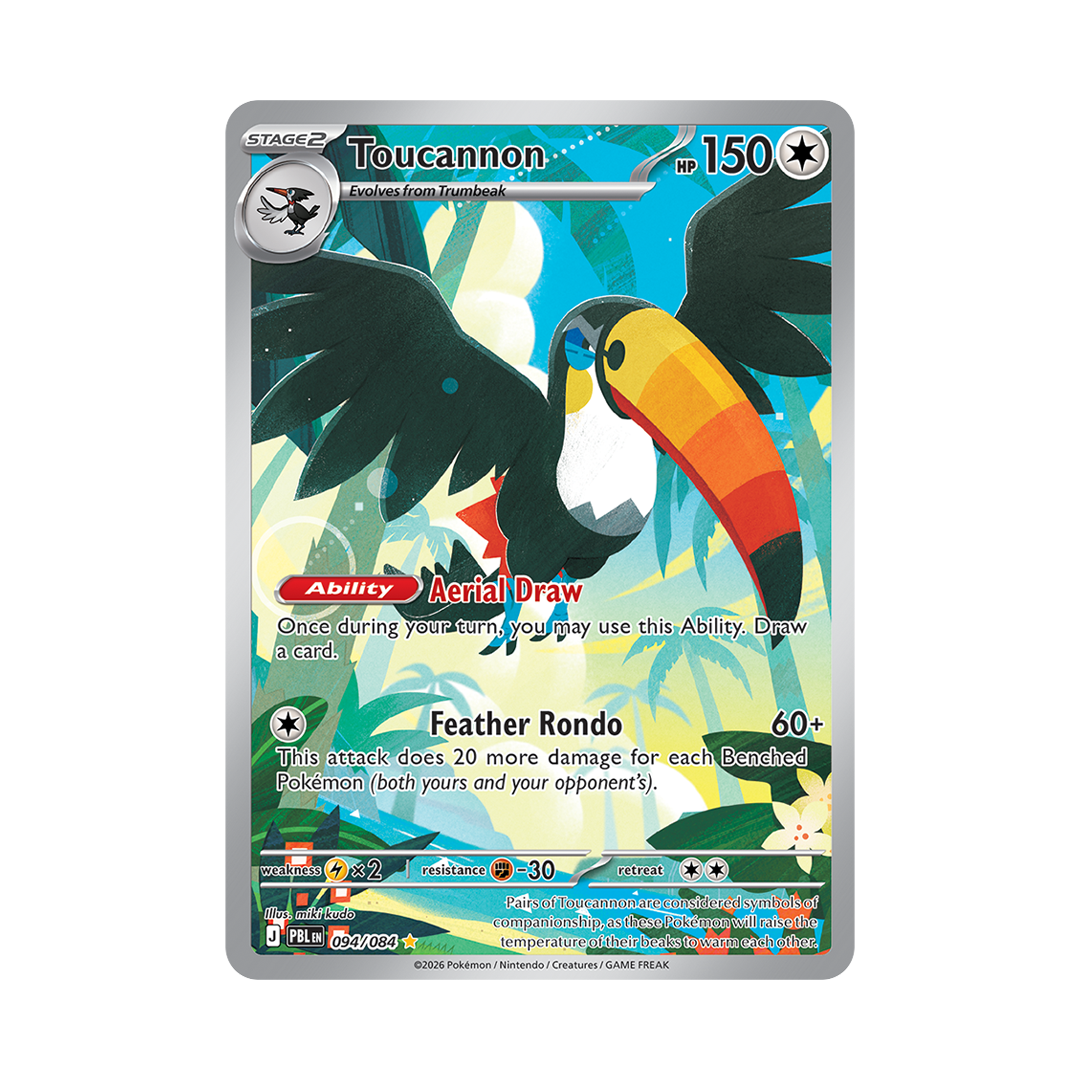 Toucannon - Pitch Black - Illustration Rare - 094/084