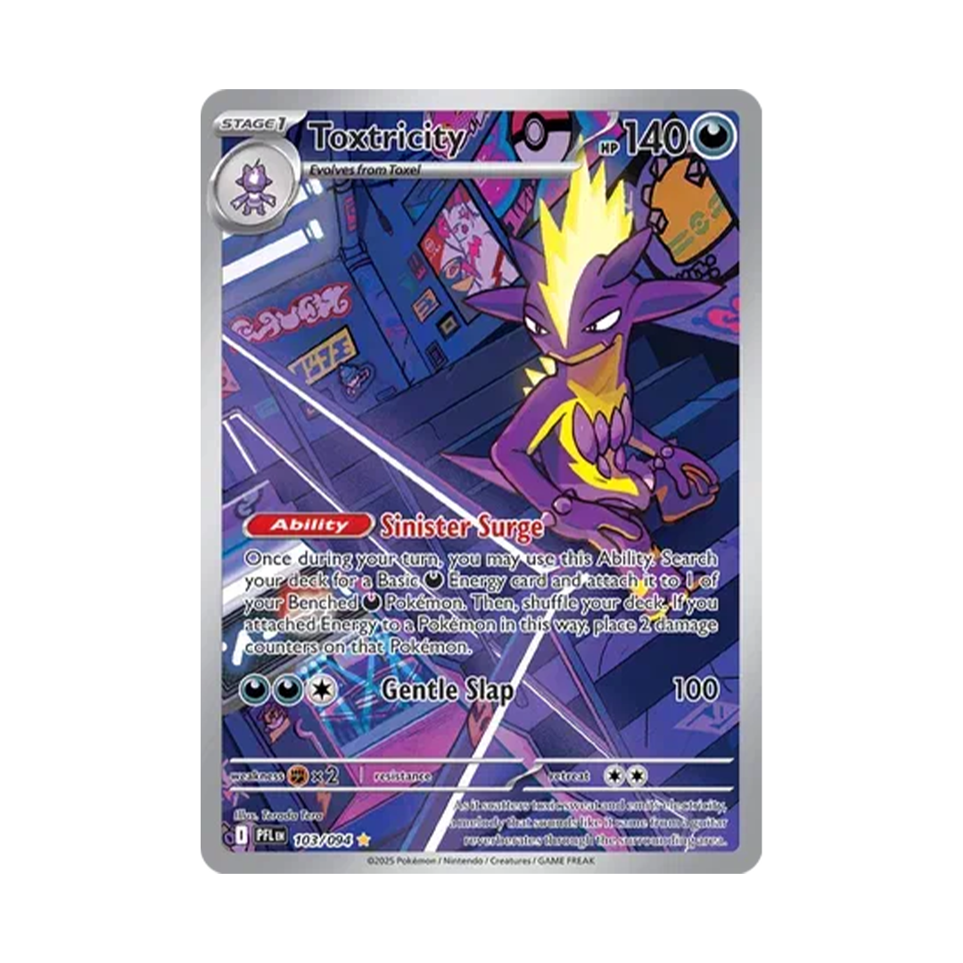 Toxtricity - Phantasmal Flames - Illustration Rare - 103/094