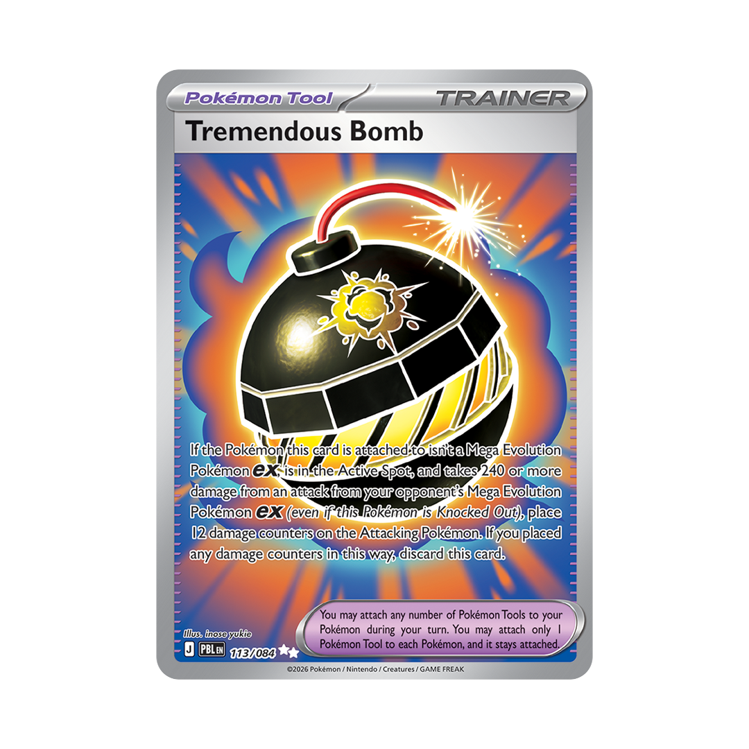 Tremendous Bomb - Pitch Black - Ultra Rare - 113/084