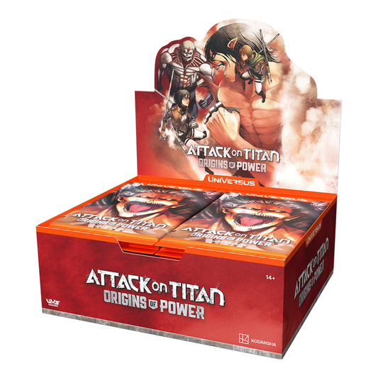 UniVersus CCG - Attack on Titan - Origins of Power Booster Box (24 Packs)