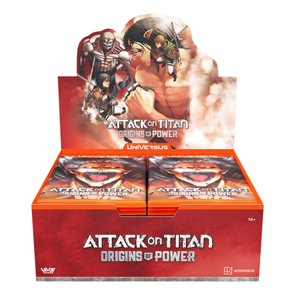 UniVersus CCG - Attack on Titan - Origins of Power Booster Box (24 Packs)