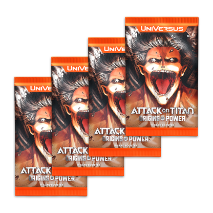 UniVersus CCG - Attack on Titan - Origins of Power Booster Box (24 Packs)