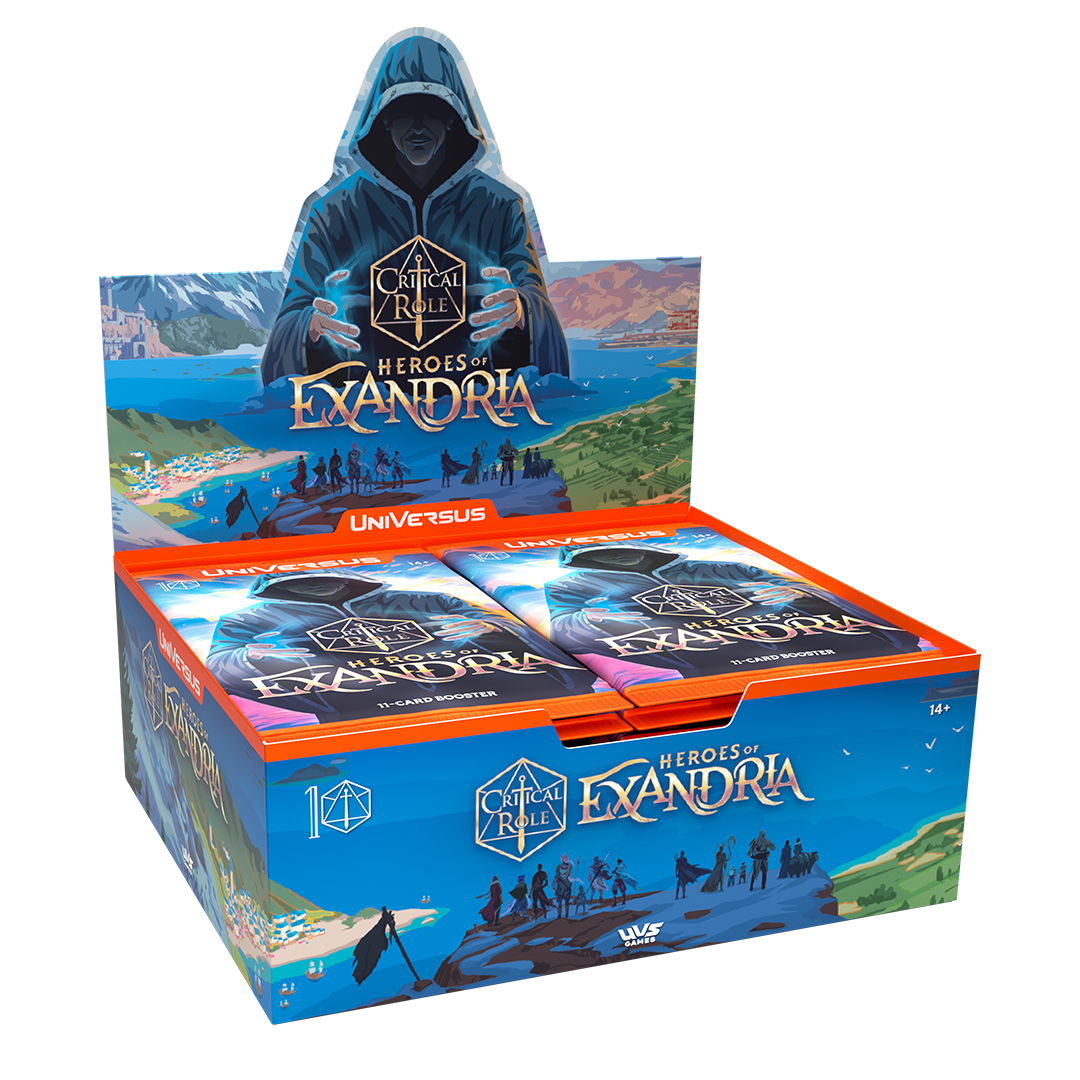 UniVersus CCG Critical Role  Heroes of Exandria Booster Box 24 Packs