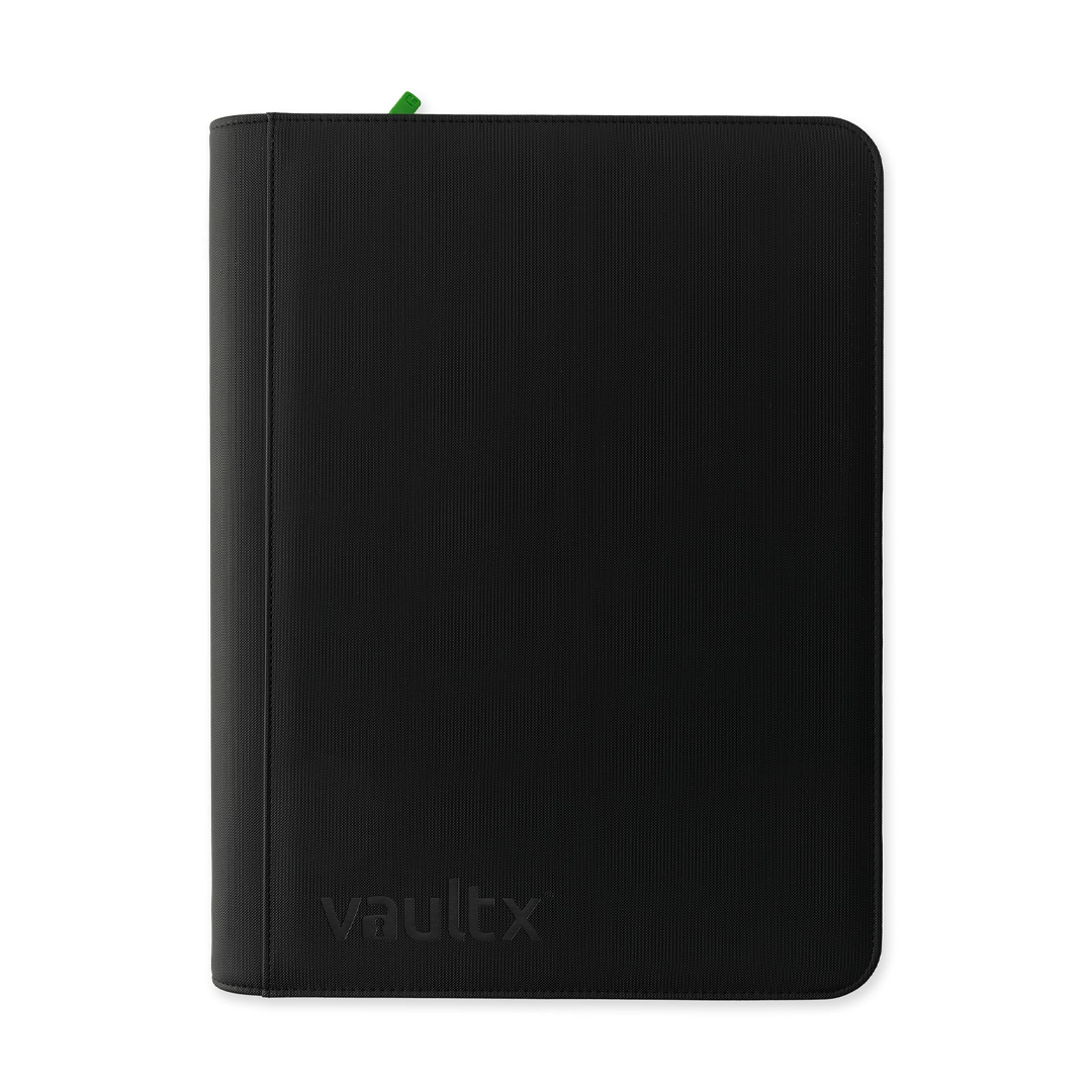 Vault X - 12-Pocket Exo-Tec® XXL Zip Binder - Signature Black