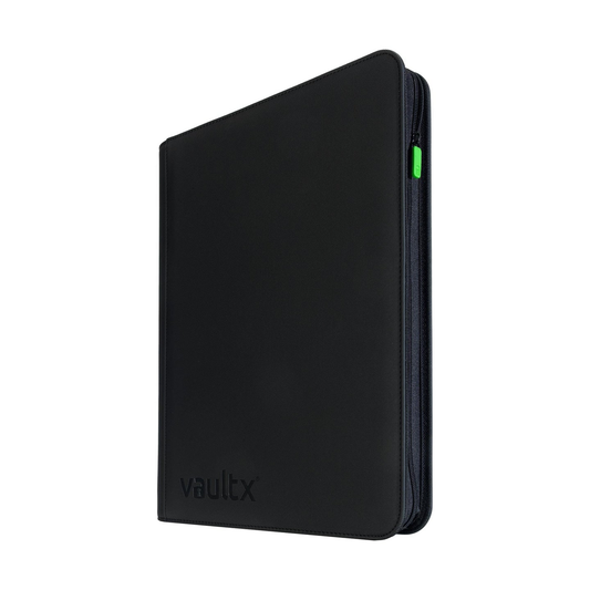 Vault X - 12-Pocket Exo-Tec® XXL Zip Binder - Signature Black