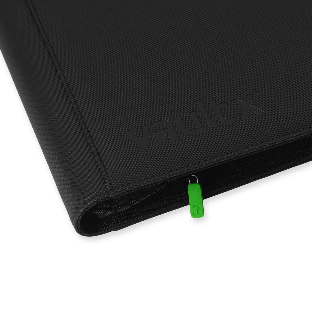Vault X - 12-Pocket Exo-Tec® XXL Zip Binder - Signature Black