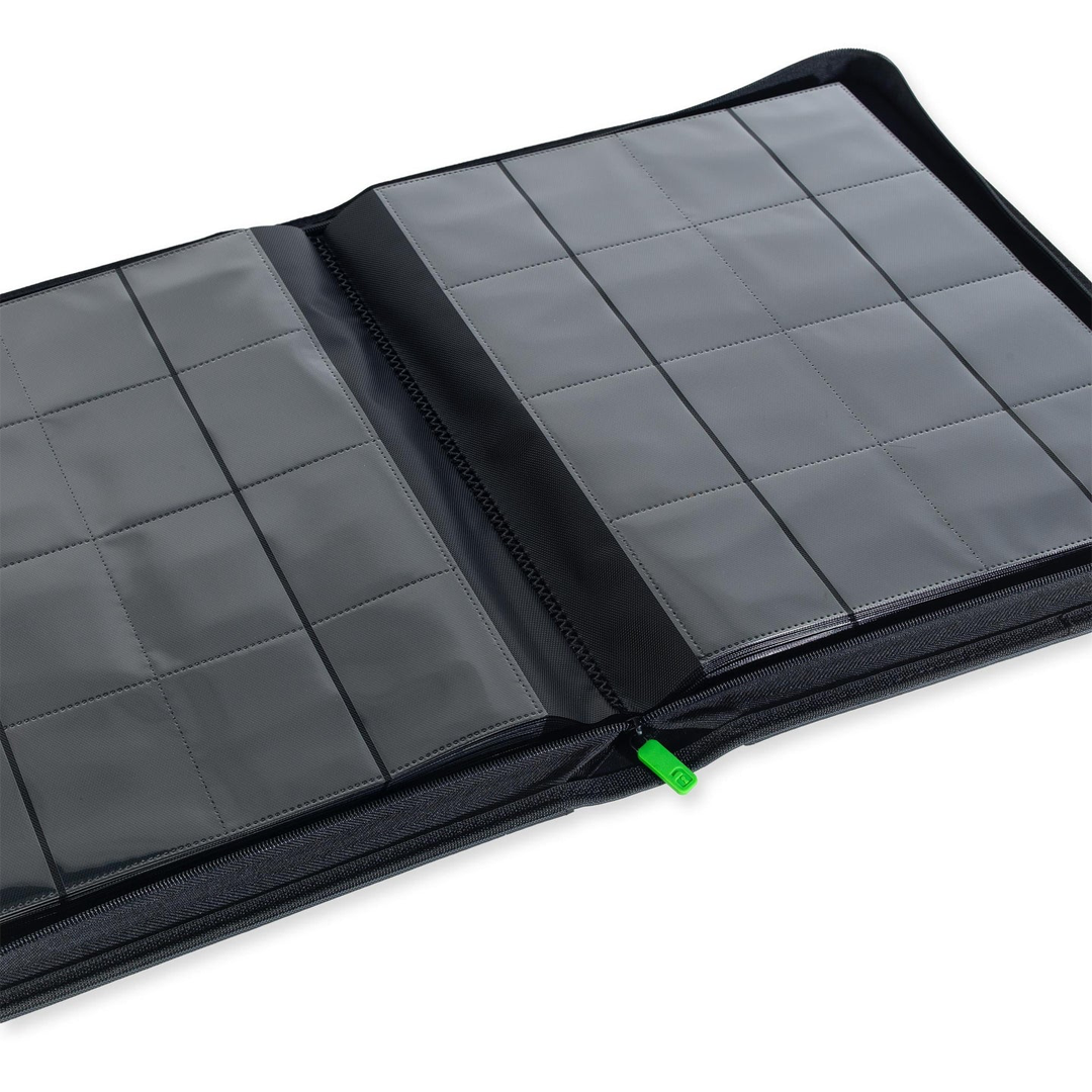 Vault X - 12-Pocket Exo-Tec® XXL Zip Binder - Signature Black