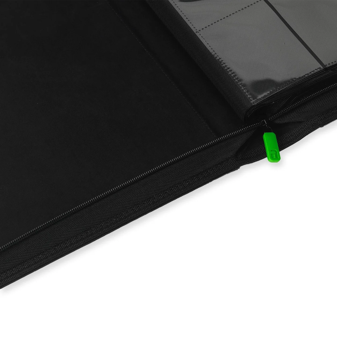 Vault X - 12-Pocket Exo-Tec® XXL Zip Binder - Signature Black