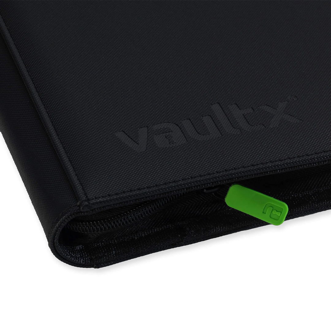 Vault X - 12-Pocket Exo-Tec® Zip Binder - Signature Black