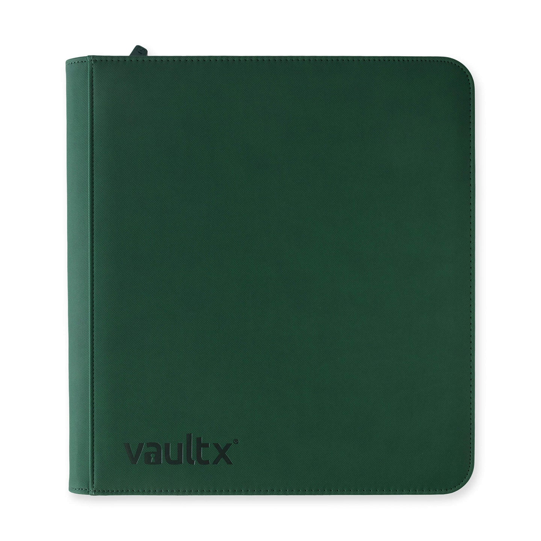 Vault X - 12-Pocket Exo-Tec® XL Zip Binder - Forest Green
