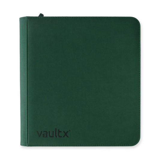 Vault X - 12-Pocket Exo-Tec® XL Zip Binder - Forest Green