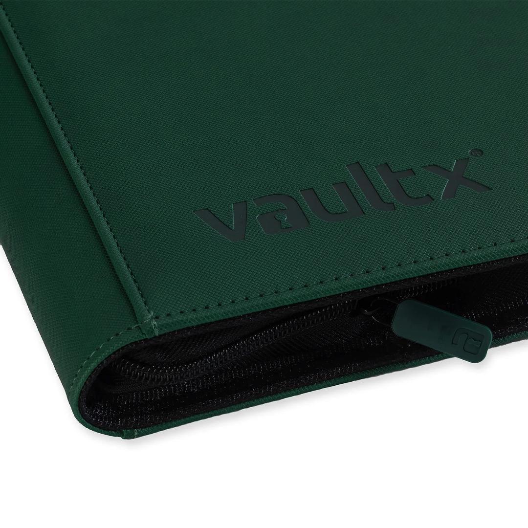 Vault X - 12-Pocket Exo-Tec® XL Zip Binder - Forest Green